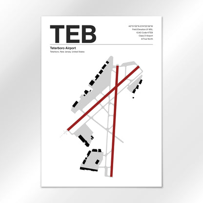TEB Airport Diagram