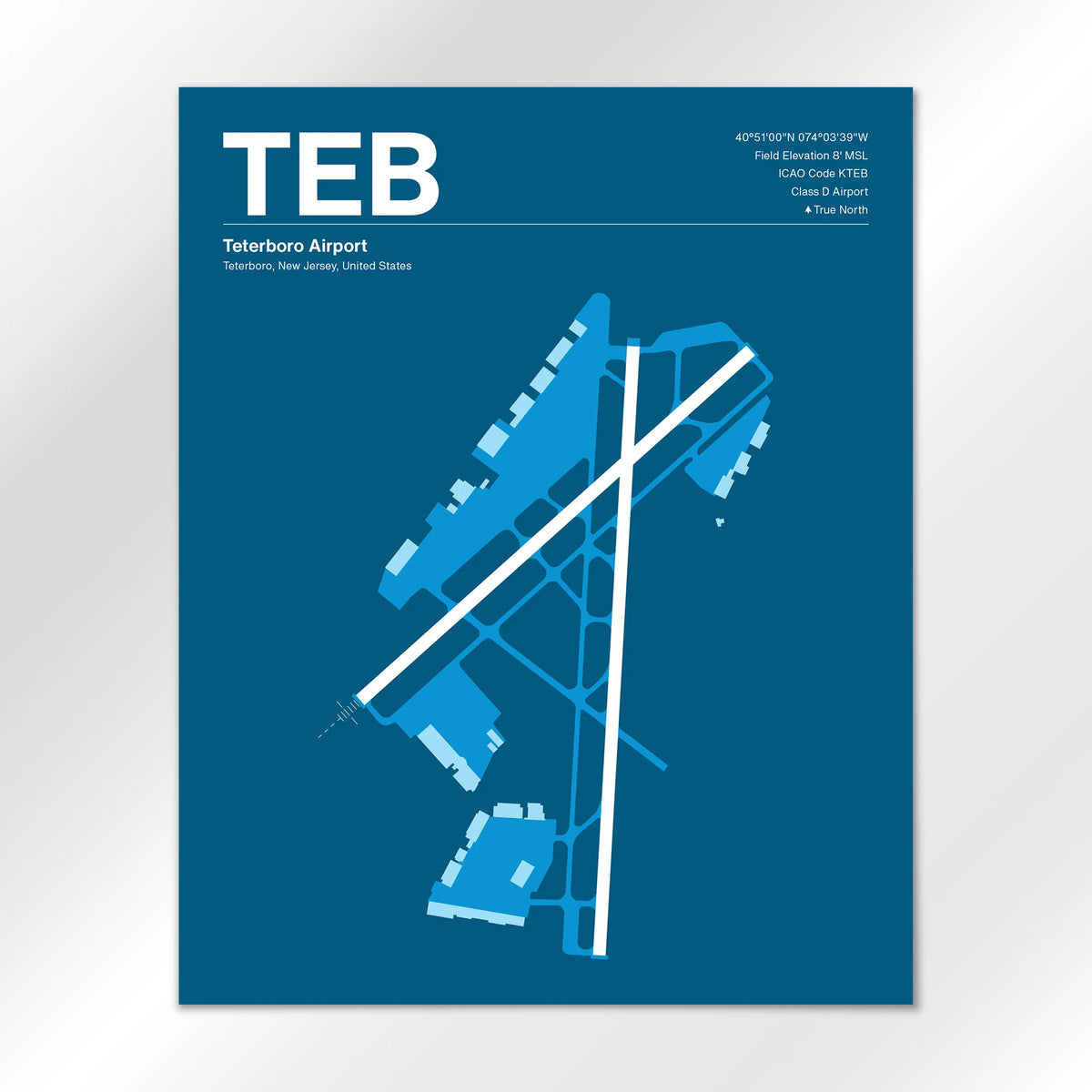 TEB Airport Diagram