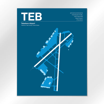TEB Airport Diagram