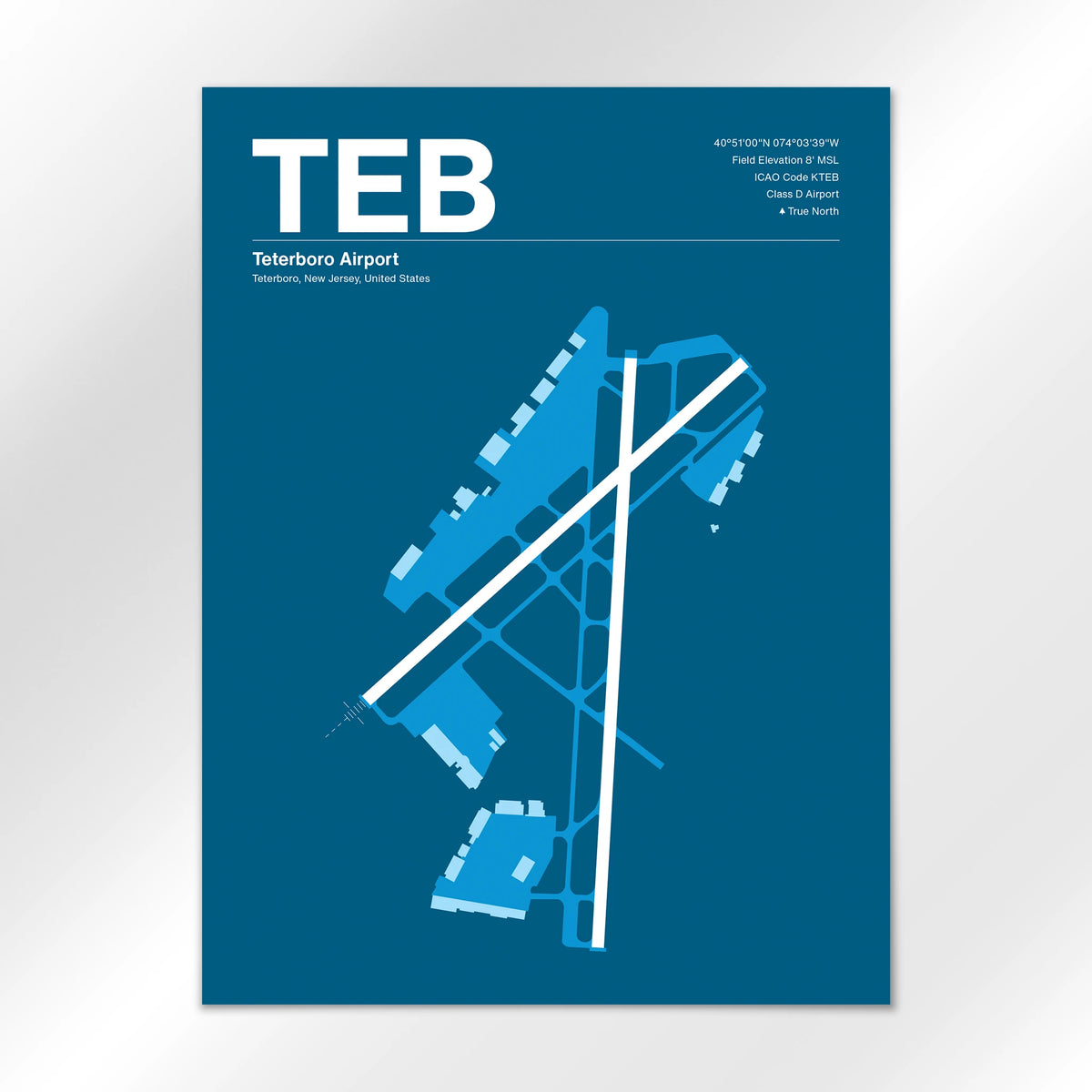 TEB Airport Diagram