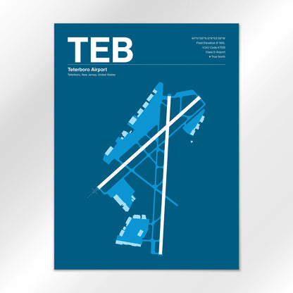TEB Airport Diagram