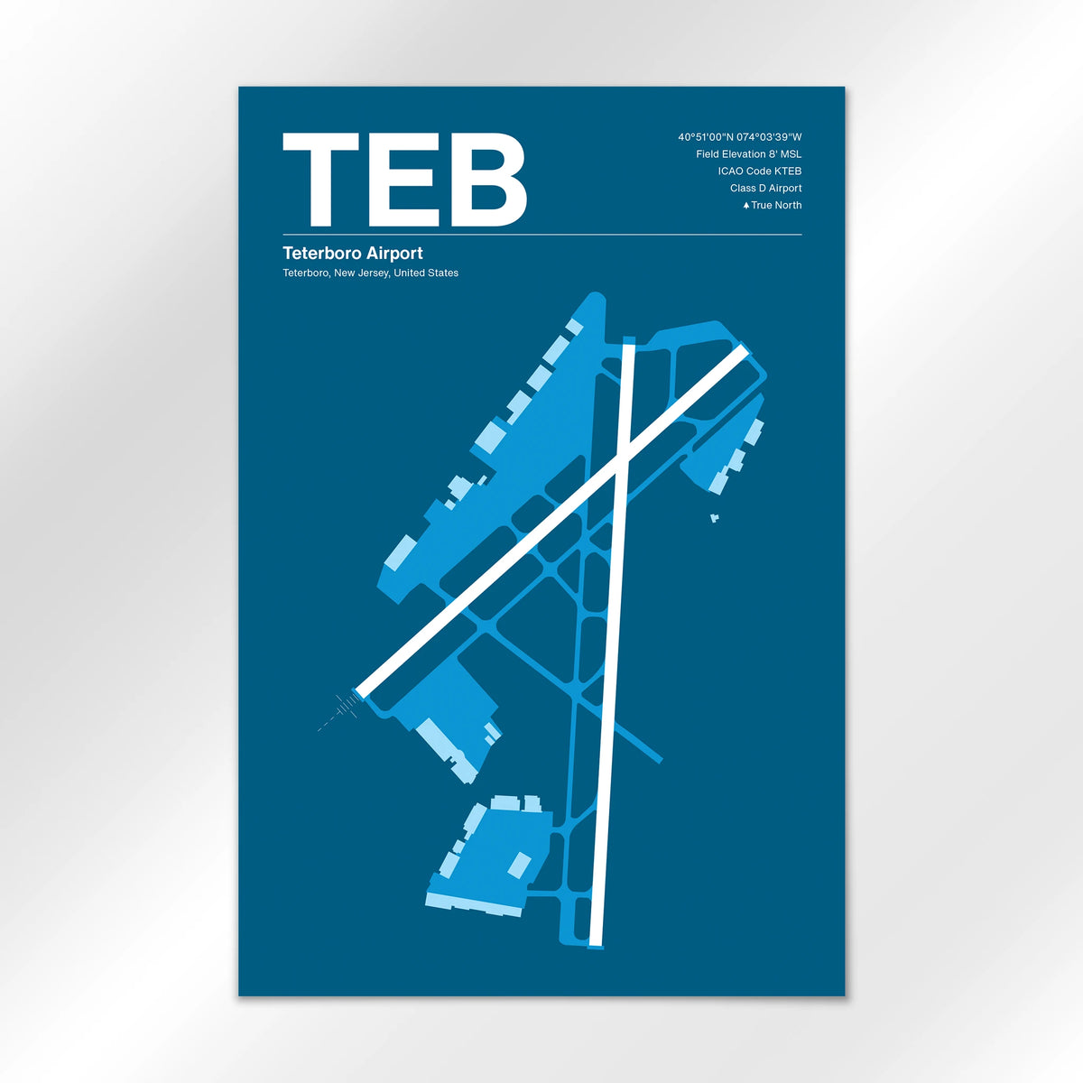 TEB Airport Diagram