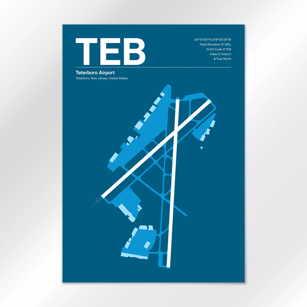TEB Airport Diagram