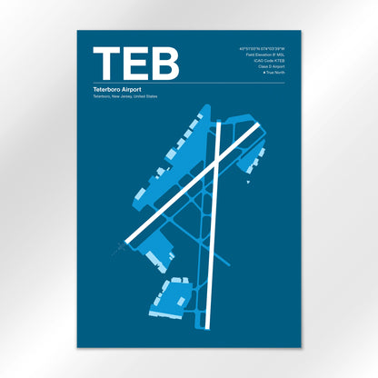 TEB Airport Diagram