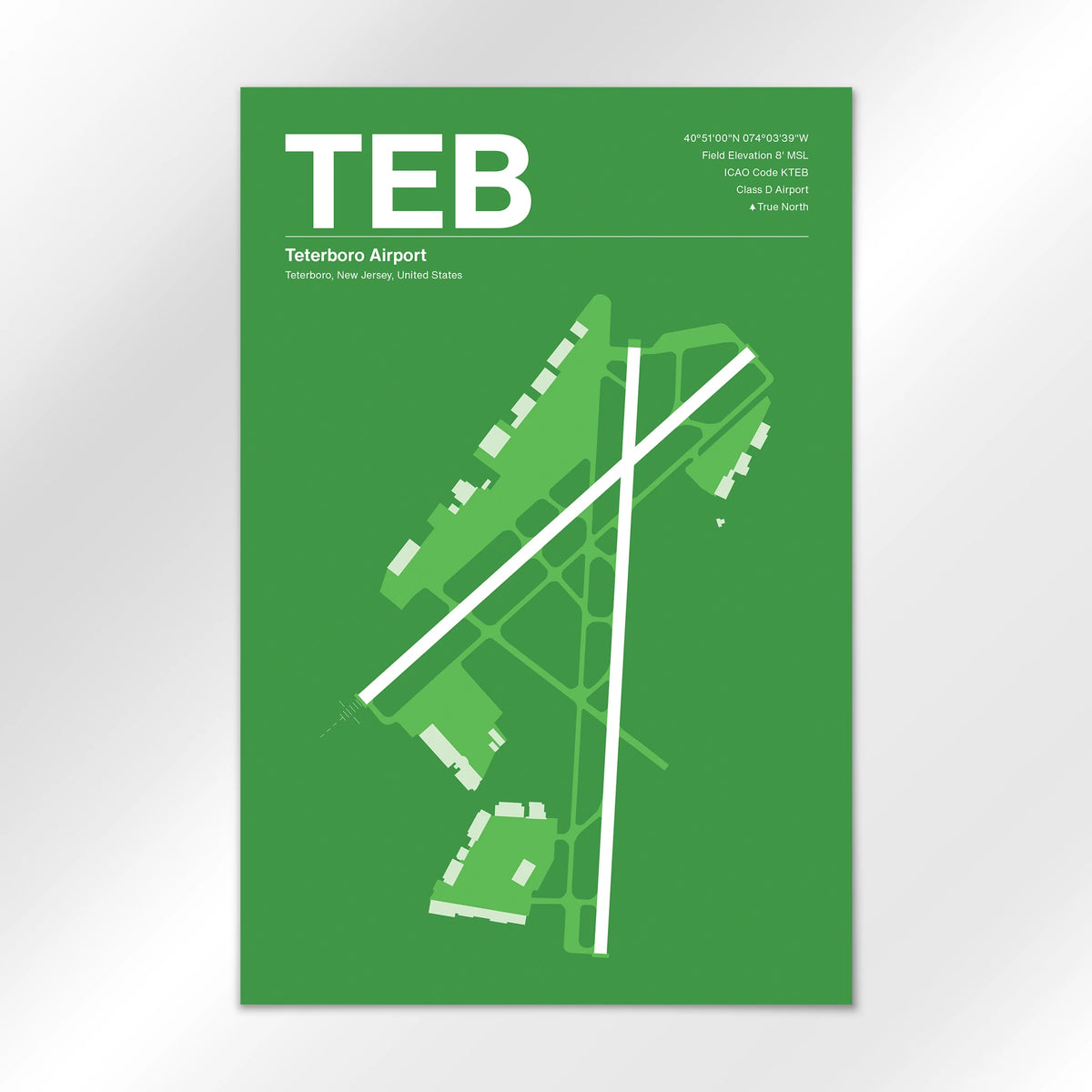 TEB Airport Diagram