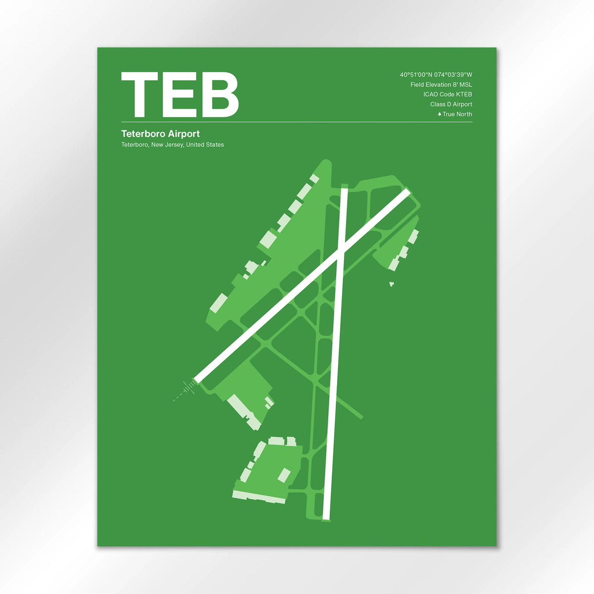 TEB Airport Diagram