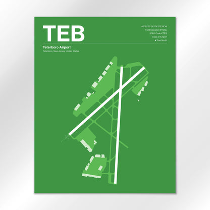 TEB Airport Diagram