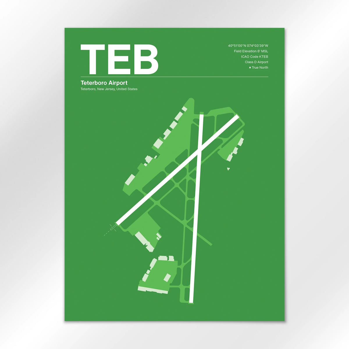 TEB Airport Diagram