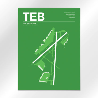 TEB Airport Diagram