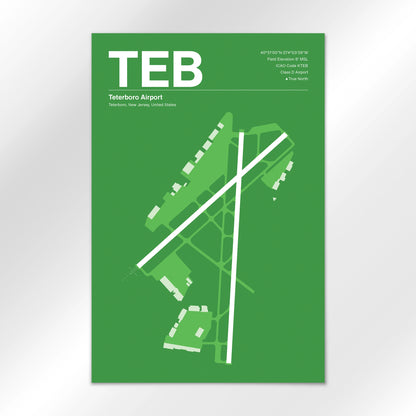 TEB Airport Diagram