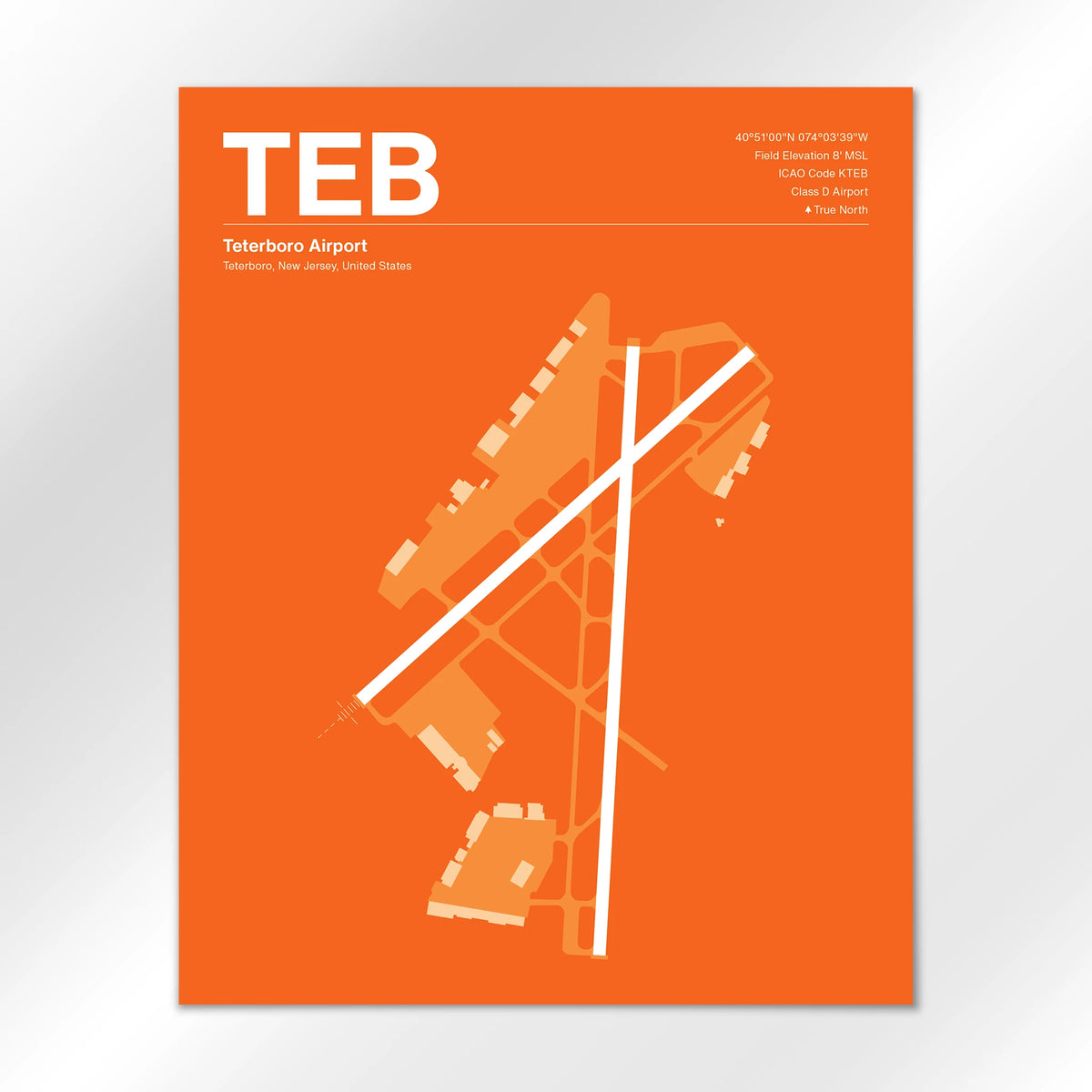 TEB Airport Diagram