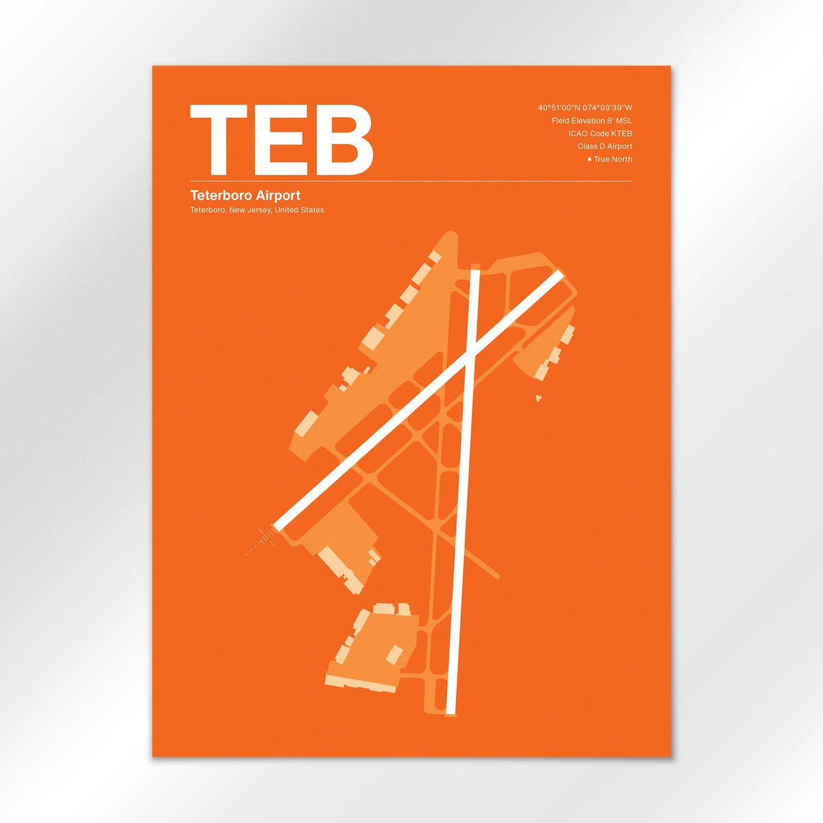 TEB Airport Diagram