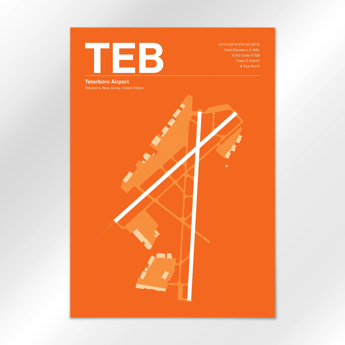 TEB Airport Diagram