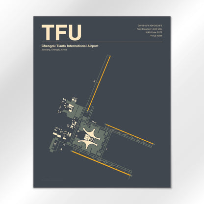 TFU Airport Diagram