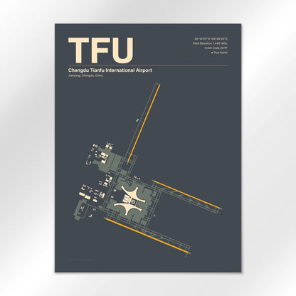TFU Airport Diagram