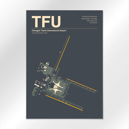 TFU Airport Diagram