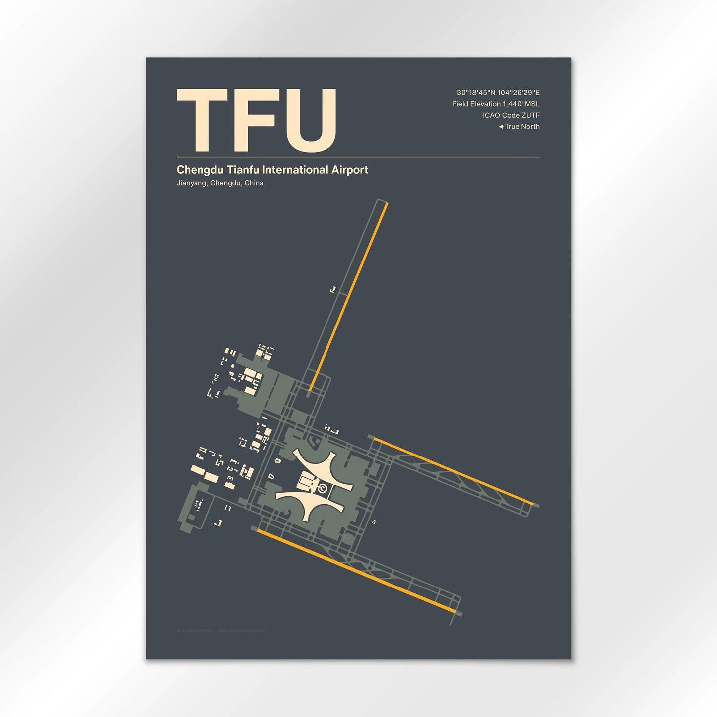 TFU Airport Diagram