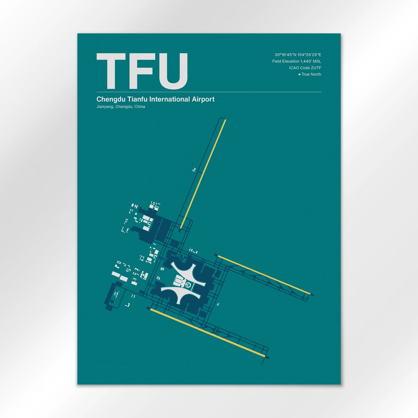 TFU Airport Diagram
