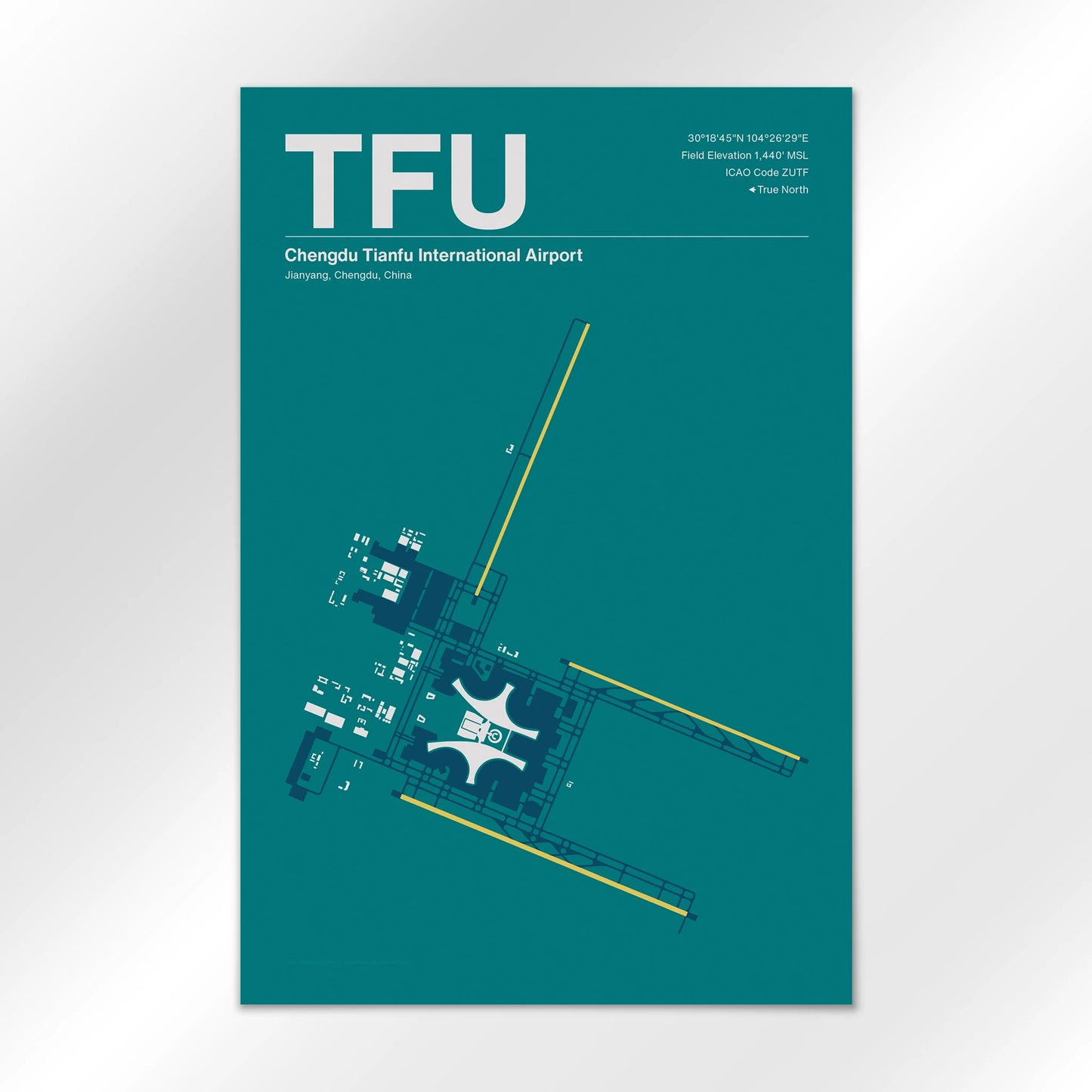 TFU Airport Diagram