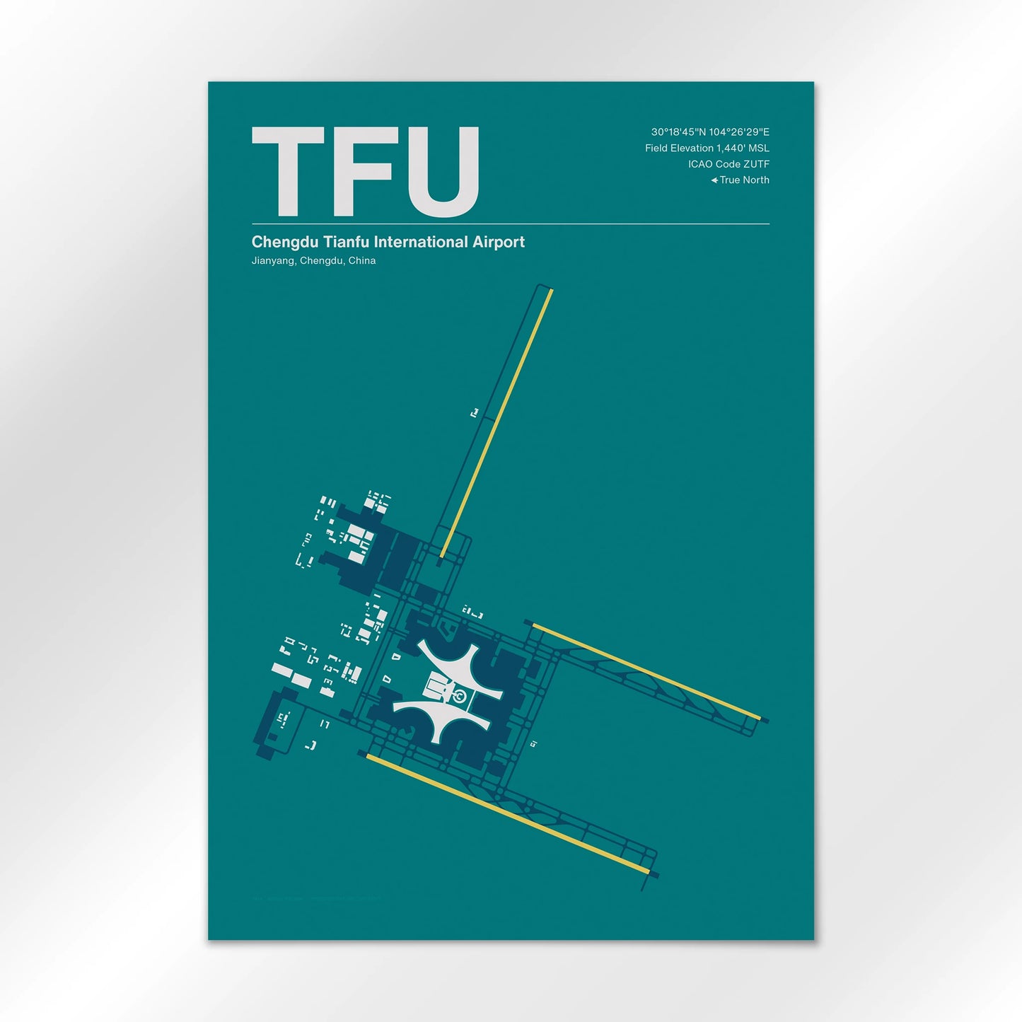TFU Airport Diagram