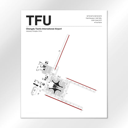 TFU Airport Diagram