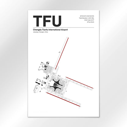 TFU Airport Diagram
