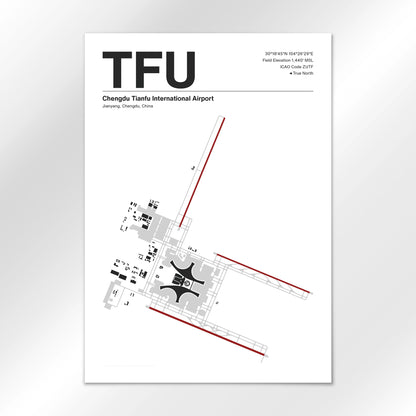 TFU Airport Diagram