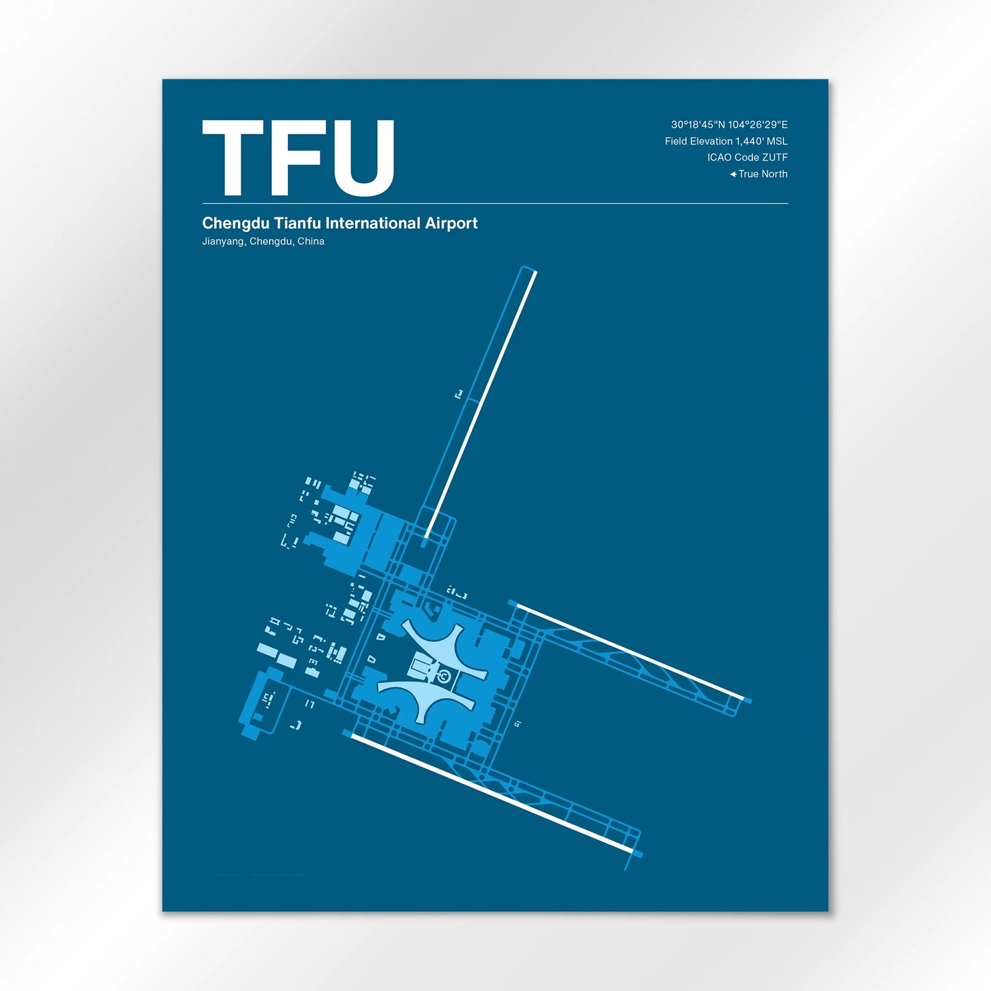 TFU Airport Diagram