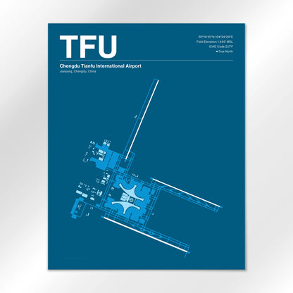 TFU Airport Diagram