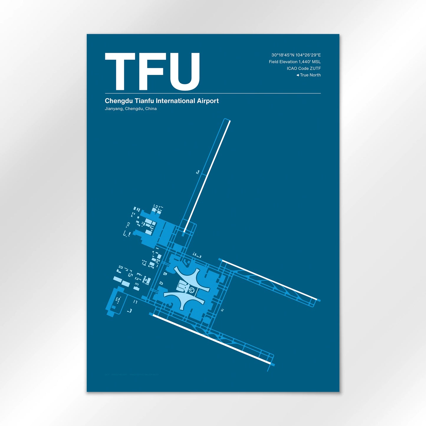 TFU Airport Diagram