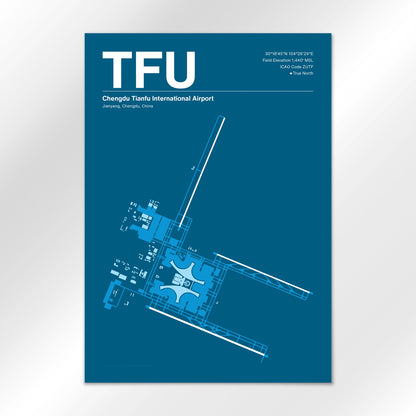 TFU Airport Diagram