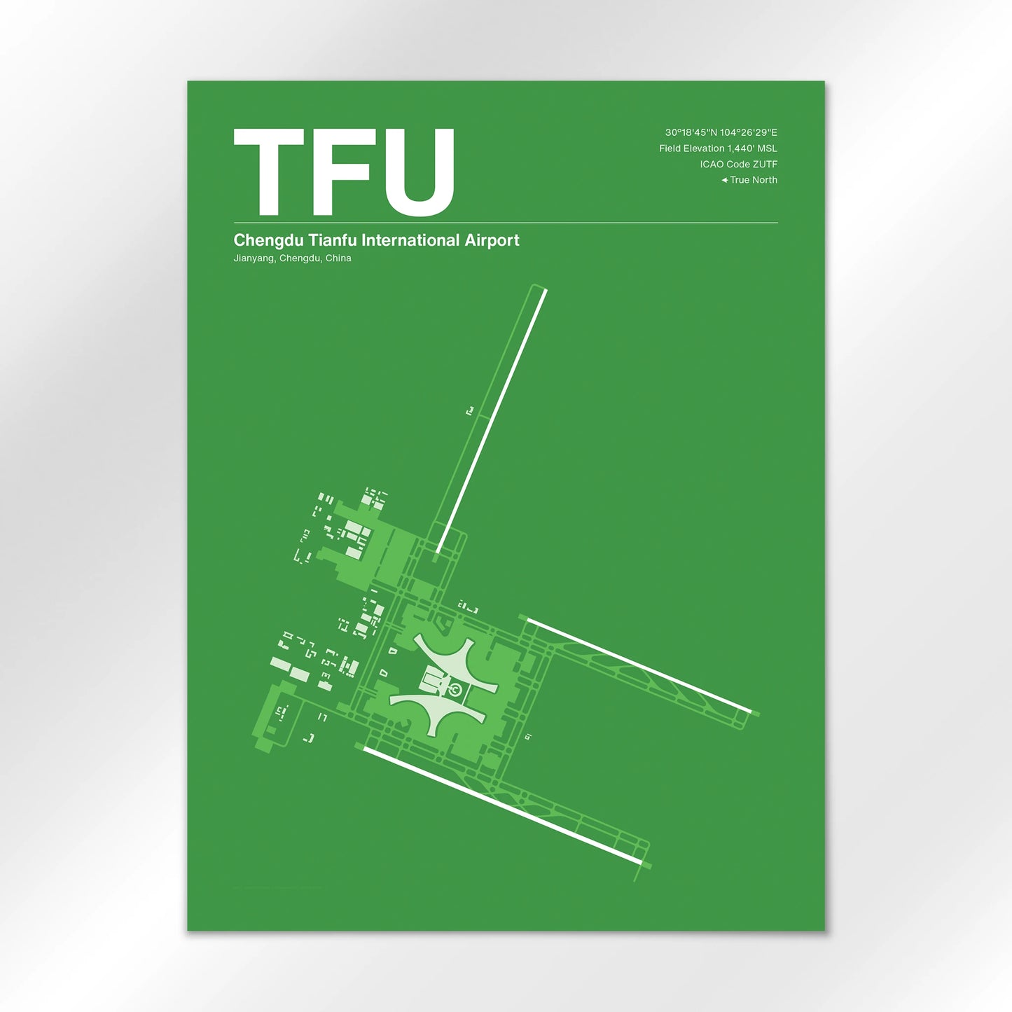 TFU Airport Diagram