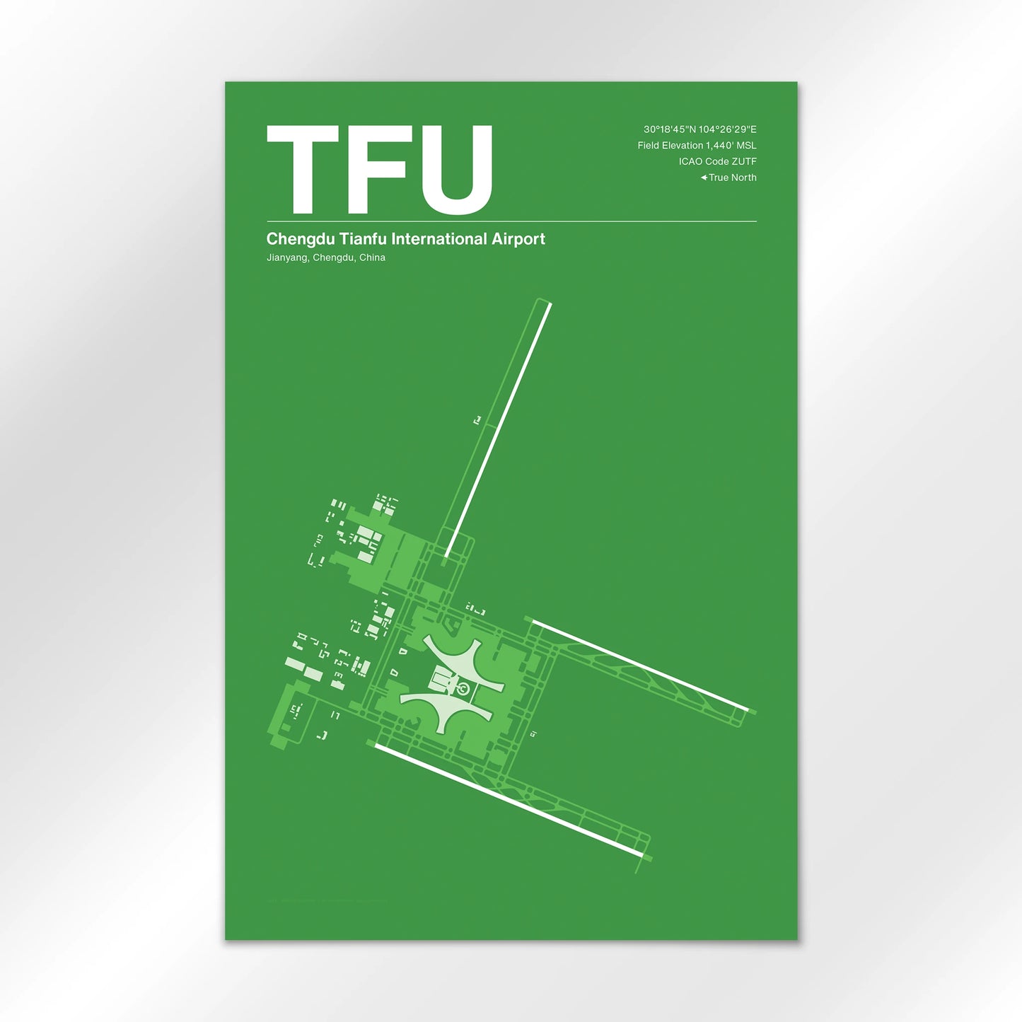 TFU Airport Diagram