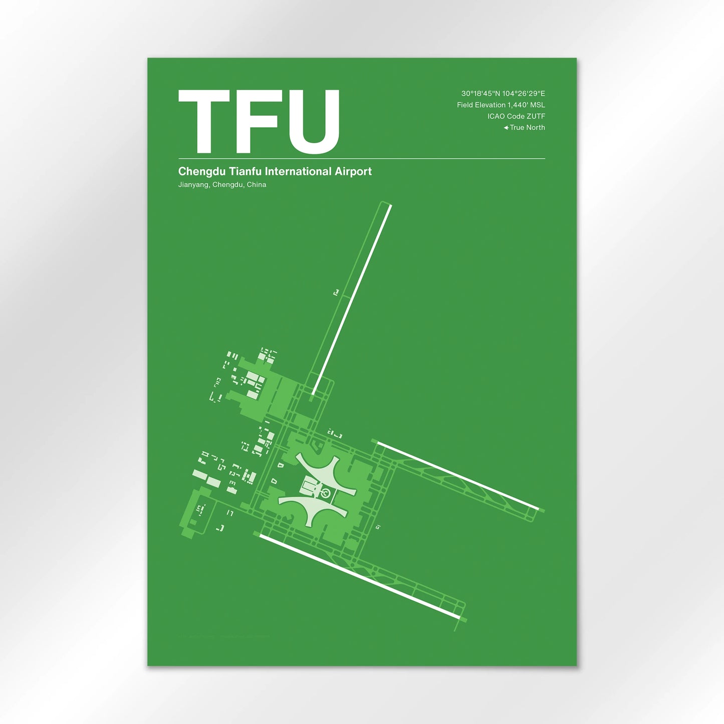 TFU Airport Diagram