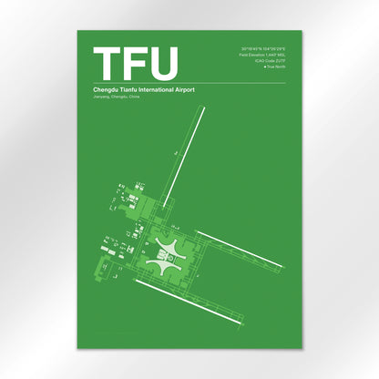 TFU Airport Diagram