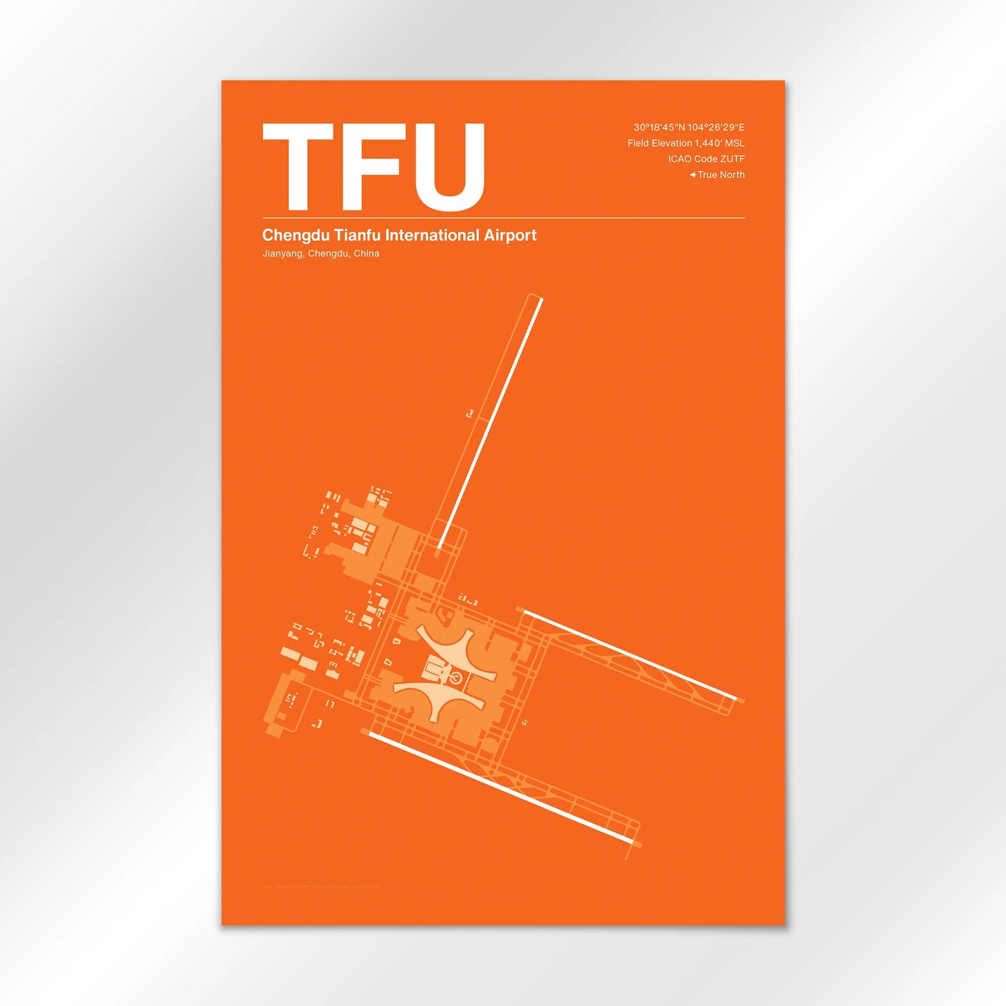 TFU Airport Diagram