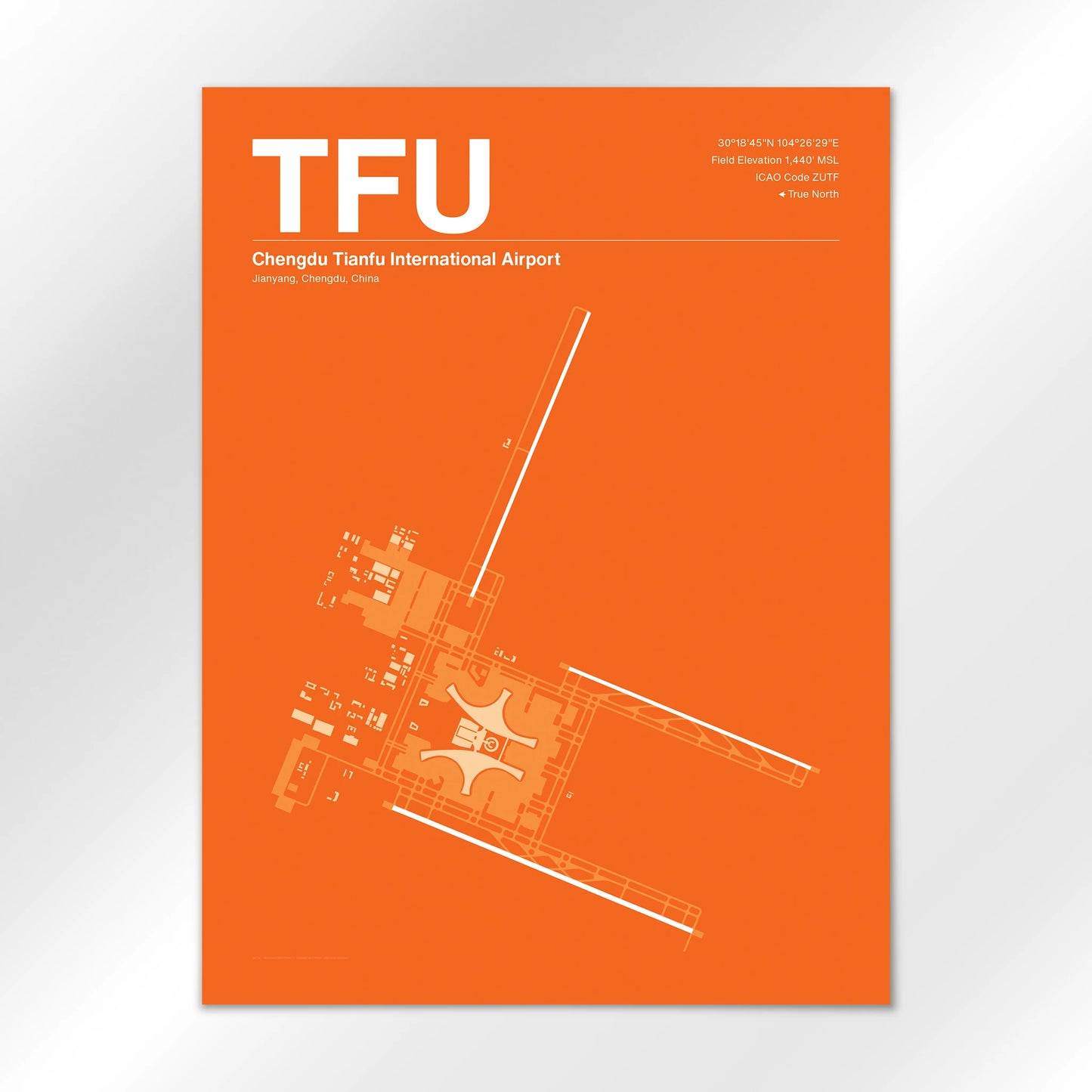 TFU Airport Diagram