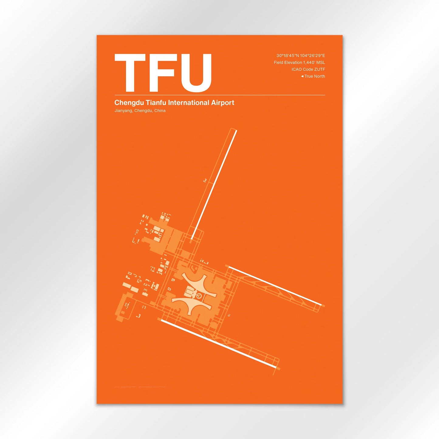 TFU Airport Diagram