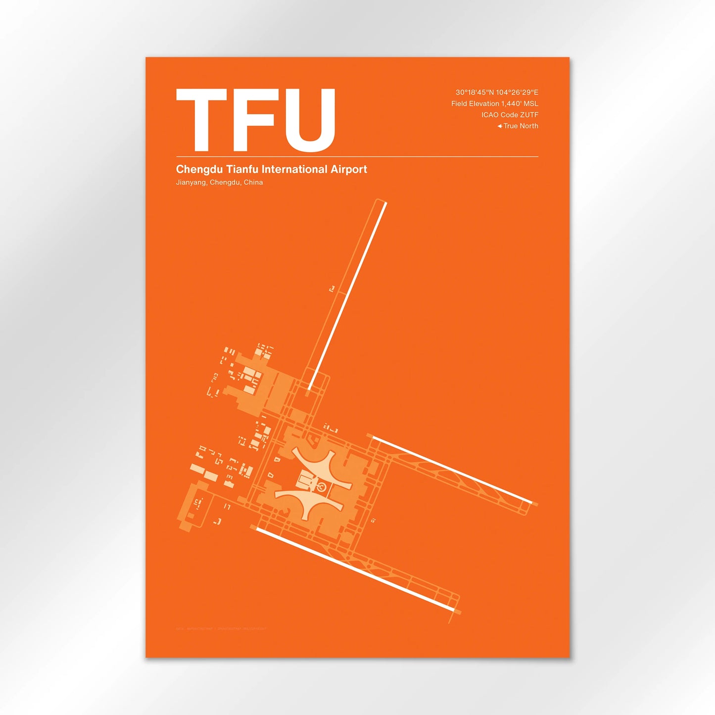 TFU Airport Diagram