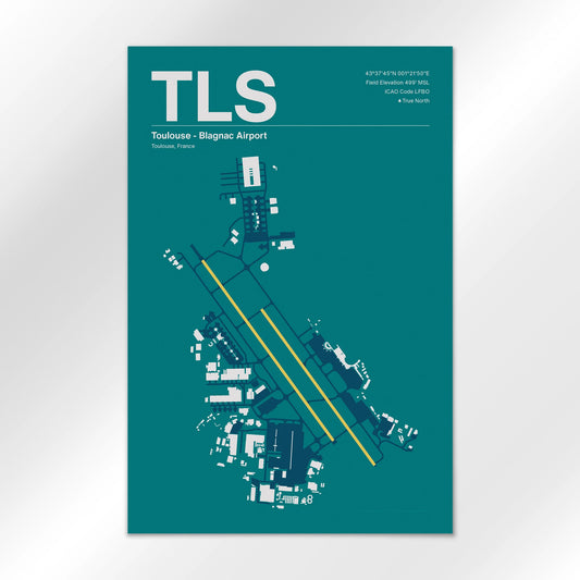 TLS | Blagnac - Mid - Century Moss - 12×18" - No Frame