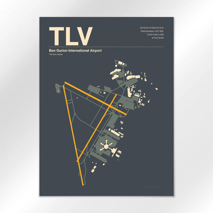 TLV Airport Diagram