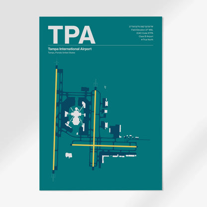 TPA | Tampa - Mid - Century Moss - A1 - No Frame