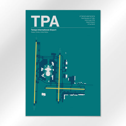TPA | Tampa - Mid - Century Moss - A1 - No Frame