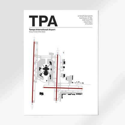 TPA | Tampa - Mid - Century Modern - A1 - No Frame