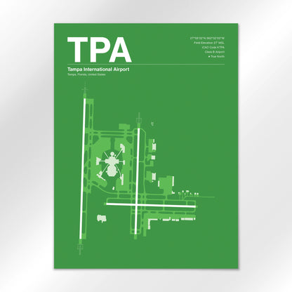 TPA | Tampa - Overland Green - 18×24" - No Frame