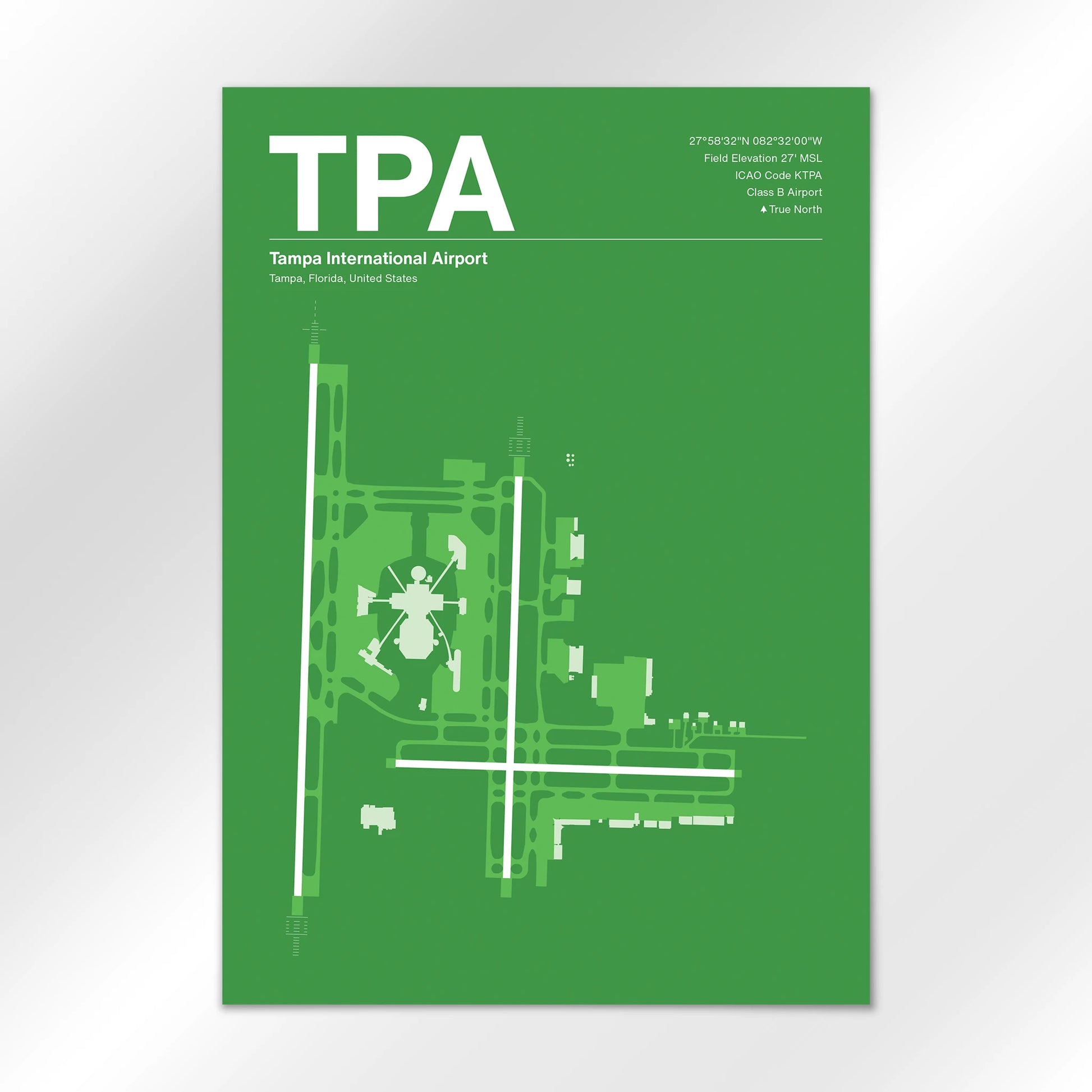 TPA | Tampa - Overland Green - A1 - No Frame