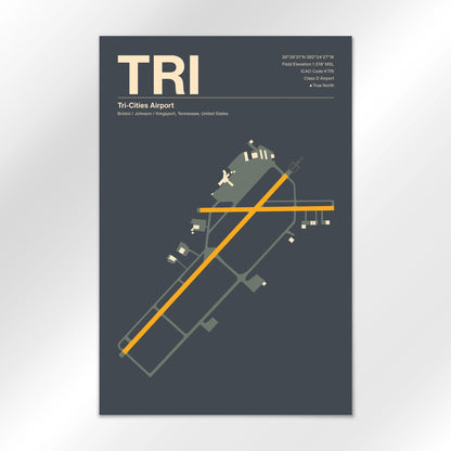 TRI Airport Diagram