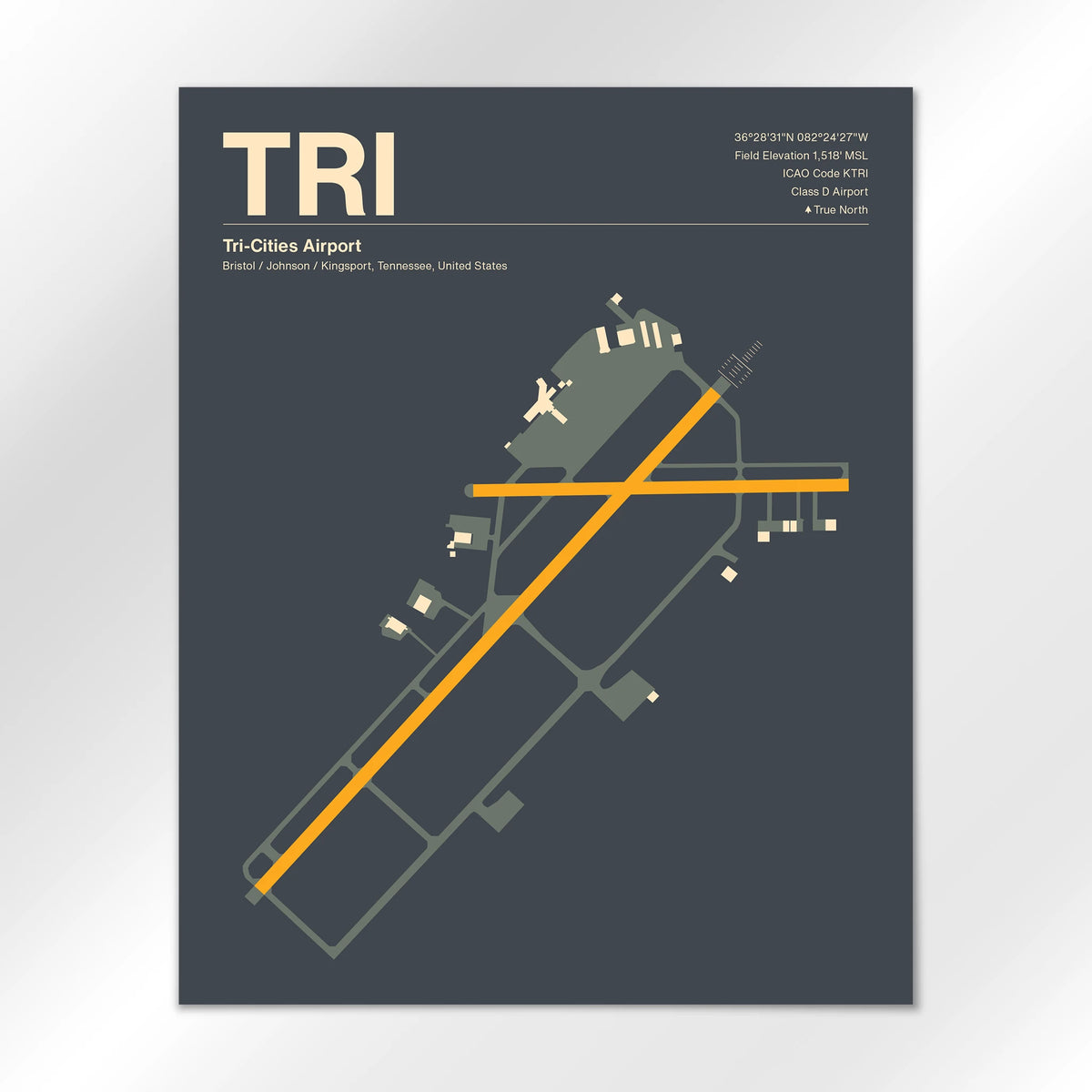 TRI Airport Diagram