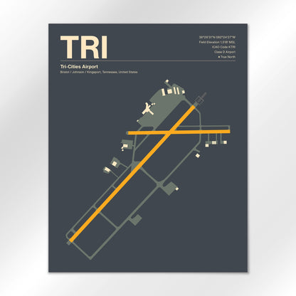 TRI Airport Diagram