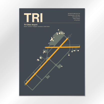 TRI Airport Diagram